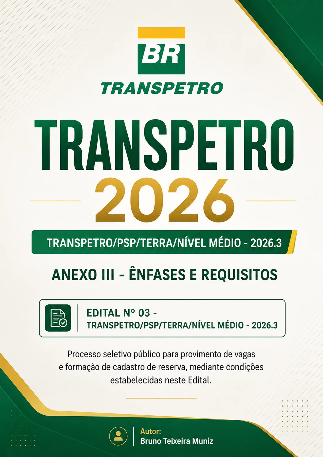 Apostila Transpetro 2026 para Administração e Controle